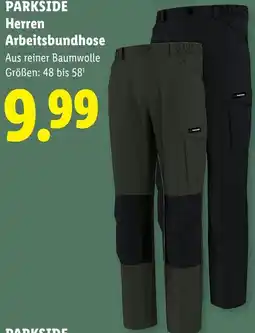 Lidl Parkside herren arbeitsbundhose Angebot