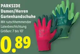 Lidl Parkside damen/herren gartenhandschuhe Angebot