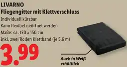 Lidl Livarno fliegengitter mit klettverschluss Angebot