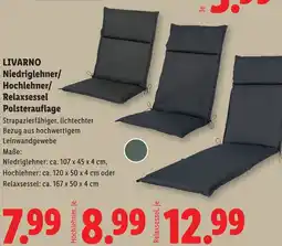 Lidl Livarno niedriglehner/ hochlehner/ relaxsessel polsterauflage Angebot