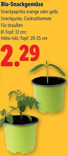Lidl Bio-Snackgemüse Angebot