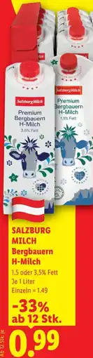 Lidl Salzburg milch bergbauern h-milch Angebot