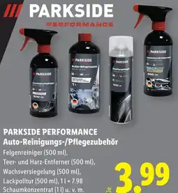Lidl Parkside performance auto-reinigungs-/pflegezubehör Angebot