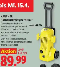 Lidl Kärcher hochdruckreiniger "khd3" Angebot