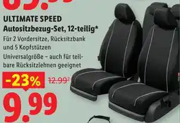 Lidl ULTIMATE SPEED Autositzbezug-Set, 12-teilig Angebot