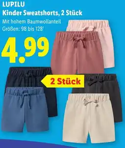 Lidl Lupilu kinder sweatshorts Angebot