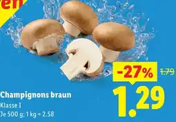 Lidl Champignons braun Angebot