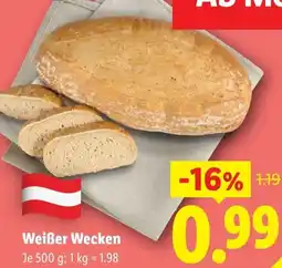 Lidl Weißer Wecken Angebot