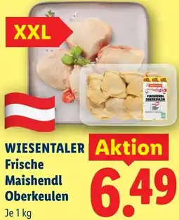 Lidl Wiesentaler frische maishendl oberkeulen Angebot