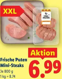 Lidl Frische Puten Mini-Steaks Angebot