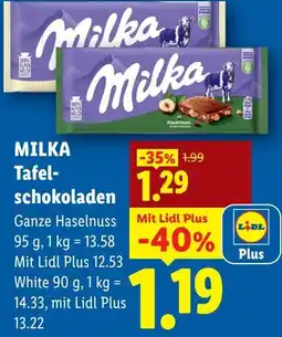 Lidl Milka tafelschokoladen Angebot