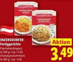 Lidl Inzersdorfer fertiggerichte Angebot