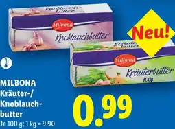 Lidl Milbona kräuter-/ knoblauch- butter Angebot