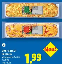 Lidl Chef select focaccia Angebot