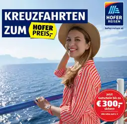 Hofer Reisen Kreuzfahrten zum Angebot