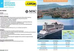 Hofer Reisen Kreuzfahrt westliches mittelmeer Angebot