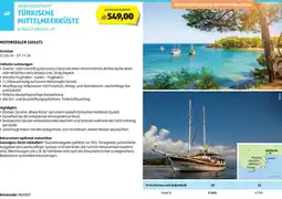 Hofer Reisen Segelkreuzfahrt türkische mittelmeerküste Angebot