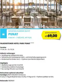 Hofer Reisen Kroatien/kvarner bucht punat Angebot