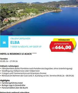 Hofer Reisen Italien/capoliveri elba Angebot