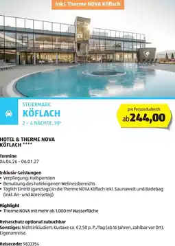 Hofer Reisen Steiermark köflach Angebot