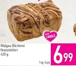 Sutterlüty Walgau Bäckerei Nussstollen Angebot