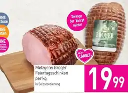 Sutterlüty Metzgerei Broger Feiertagsschinken Angebot