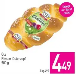 Sutterlüty Ölz Riesen-Osterzopf Angebot