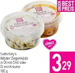 Sutterlüty Sutterlüty's Wälder Ziegenkäsle Angebot