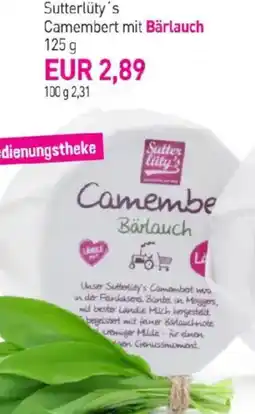 Sutterlüty Sutterlüty's Camembert mit Bärlauch Angebot