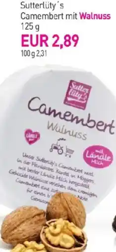 Sutterlüty Sutterlüty's Camembert mit Walnuss Angebot