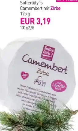 Sutterlüty Sutterlüty's Camembert mit Zirbe Angebot