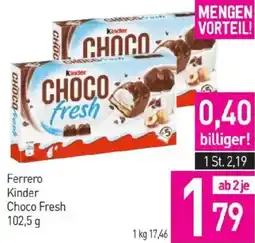 Sutterlüty Ferrero Kinder Choco Fresh Angebot