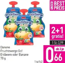 Sutterlüty Danone Fruchtzwerge Go! Erdbeere oder Banane Angebot