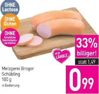 Sutterlüty Metzgerei Broger Schübling Angebot