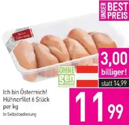 Sutterlüty Ich bin Österreich!Hühnerfilet Angebot