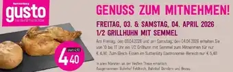 Sutterlüty 1/2 grillhuhn mit semmel Angebot