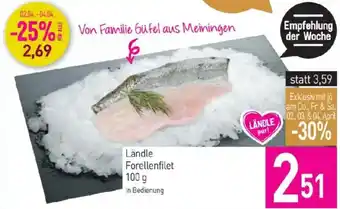 Sutterlüty Ländle Forellenfilet Angebot