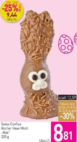 Sutterlüty Swiss Confisa Rocher Hase Milch Angebot