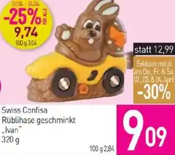 Sutterlüty Swiss Confisa Rüblihase geschminkt Angebot