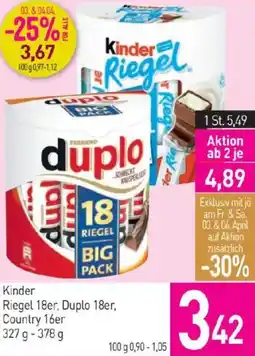 Sutterlüty Kinder Riegel Angebot