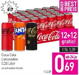 Sutterlüty Coca Cola Limonaden Angebot