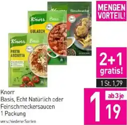 Sutterlüty Knorr Basis, Echt Natürlich oder Feinschmeckersaucen Angebot
