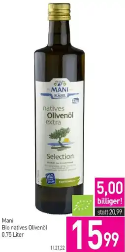 Sutterlüty Mani Bio natives Olivenöl Angebot