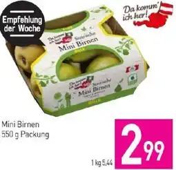 Sutterlüty Mini Birnen Angebot