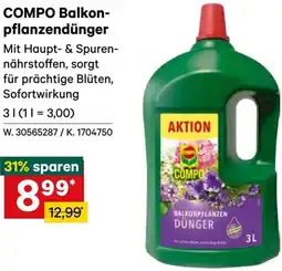 Lagerhaus COMPO Balkon pflanzendünger Angebot