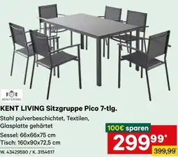 Lagerhaus Kent living sitzgruppe pico 7-tlg. Angebot