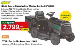 Lagerhaus Okay benzin-rasentraktor master-cut 84-26/135 hk Angebot