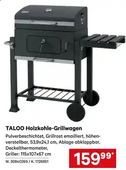 Lagerhaus Taloo holzkohle-grillwagen Angebot