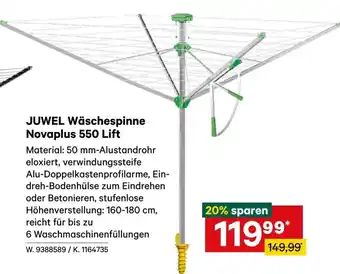 Lagerhaus Juwel wäschespinne novaplus 550 lift Angebot