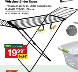 Lagerhaus Wäscheständer Swan Angebot